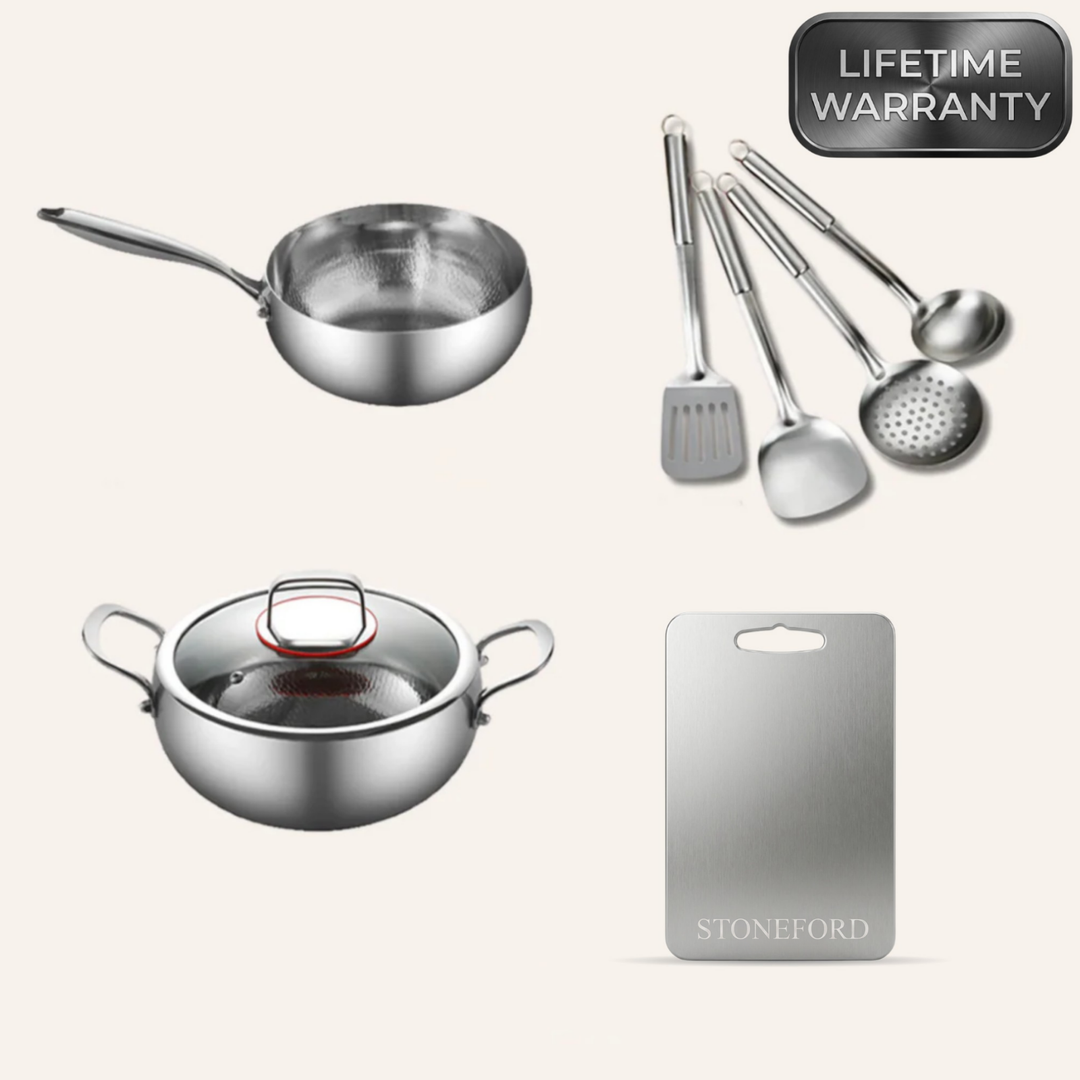 Stoneford Titanium Chef's Choice Bundle