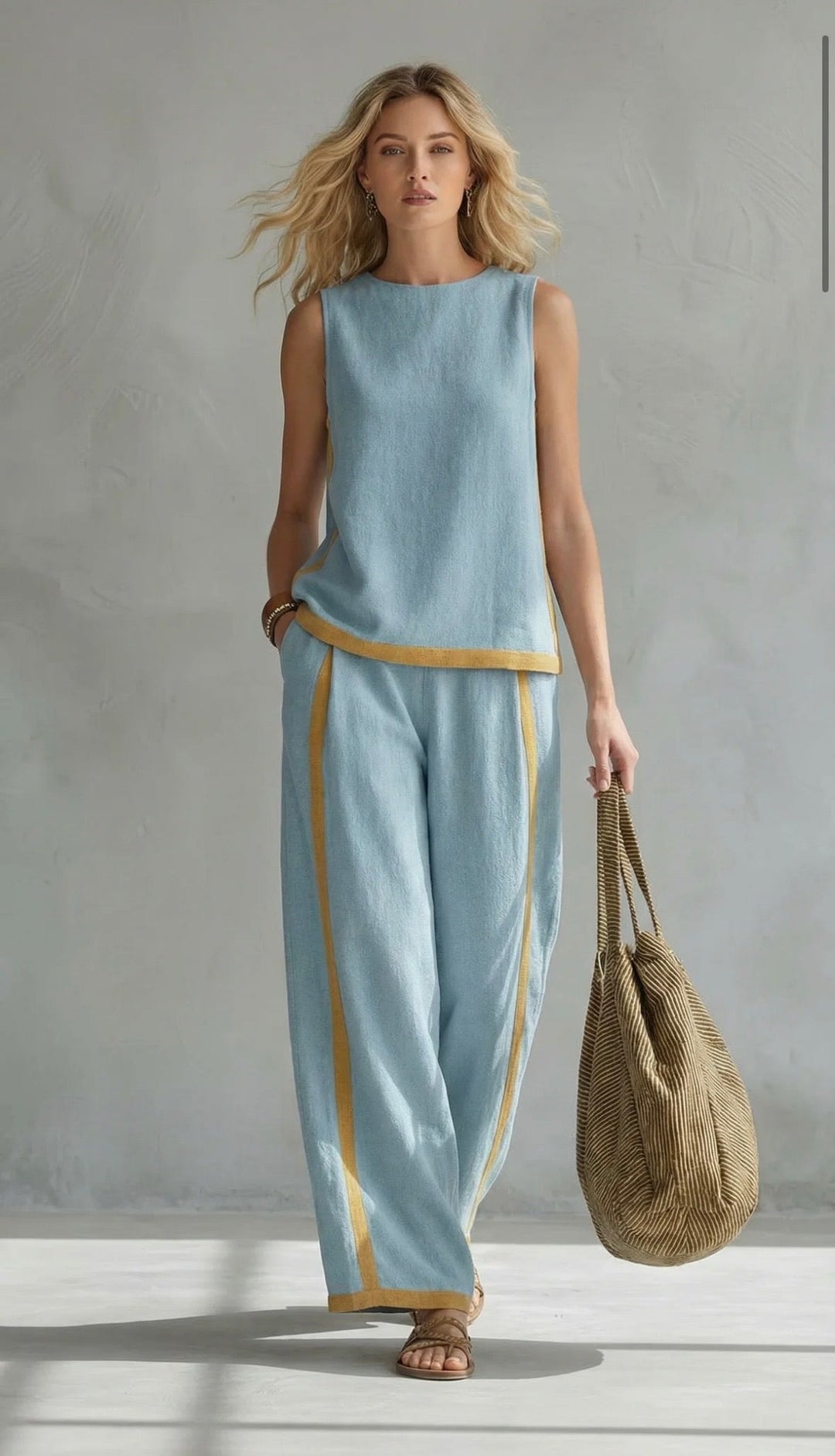 Leila - Elegant and casual two-piece suit