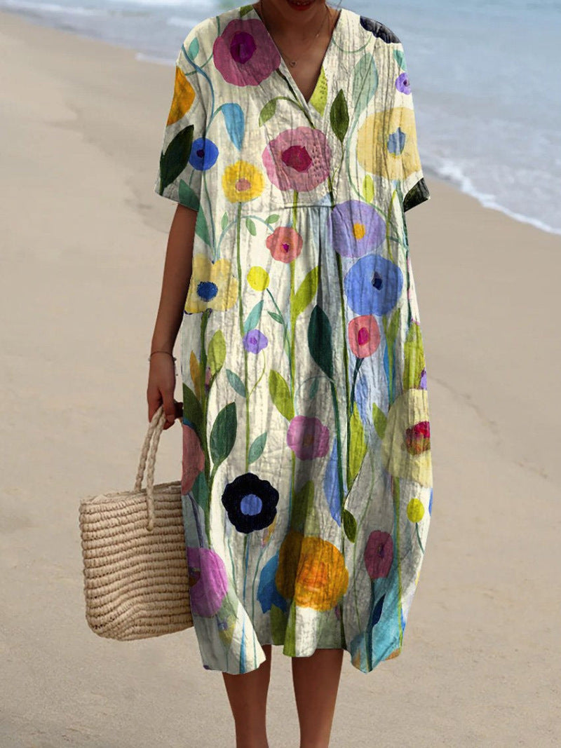Nicka™ | Dress with vibrant floral pattern