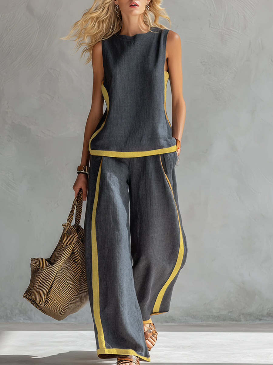 Leila - Elegant and casual two-piece suit
