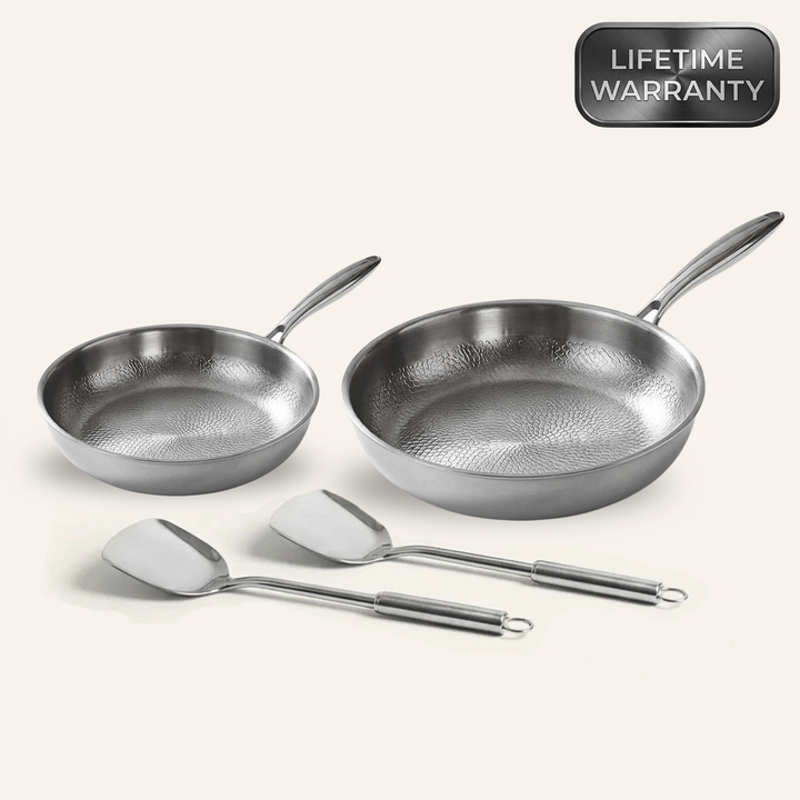 Stoneford Titanium Hammered Pan Pro Duo Set