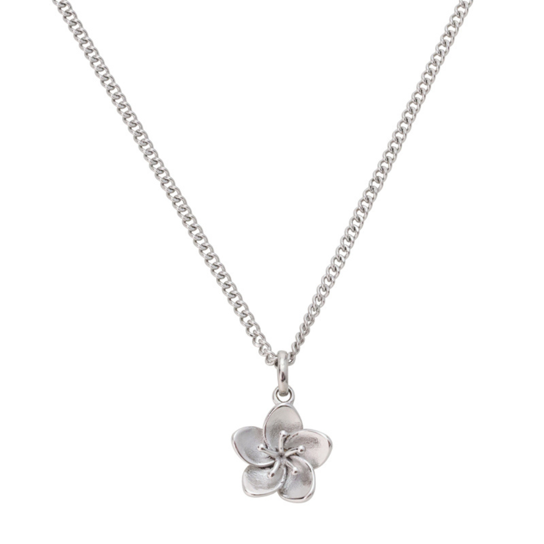 Hibiscus Flower Pendant Necklace