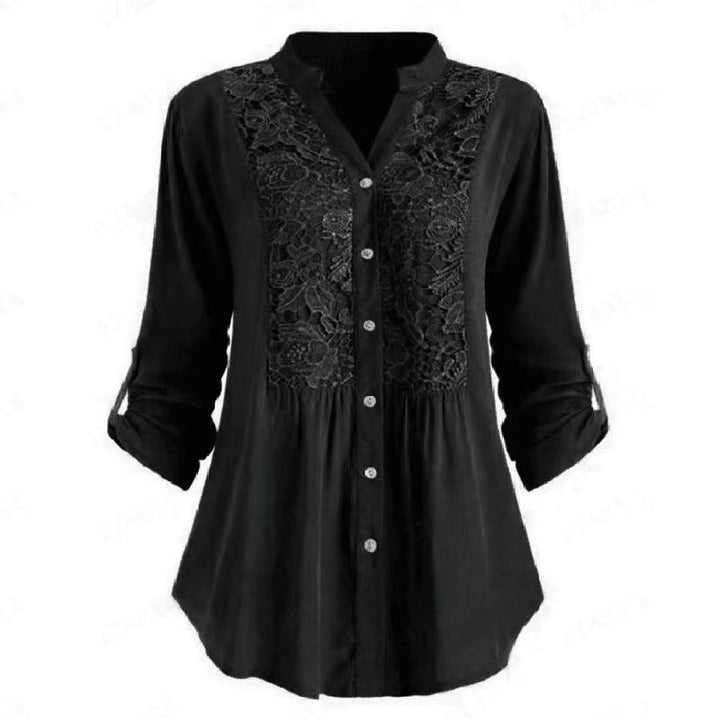 Jolanda – Embroidered Long Sleeve Blouse