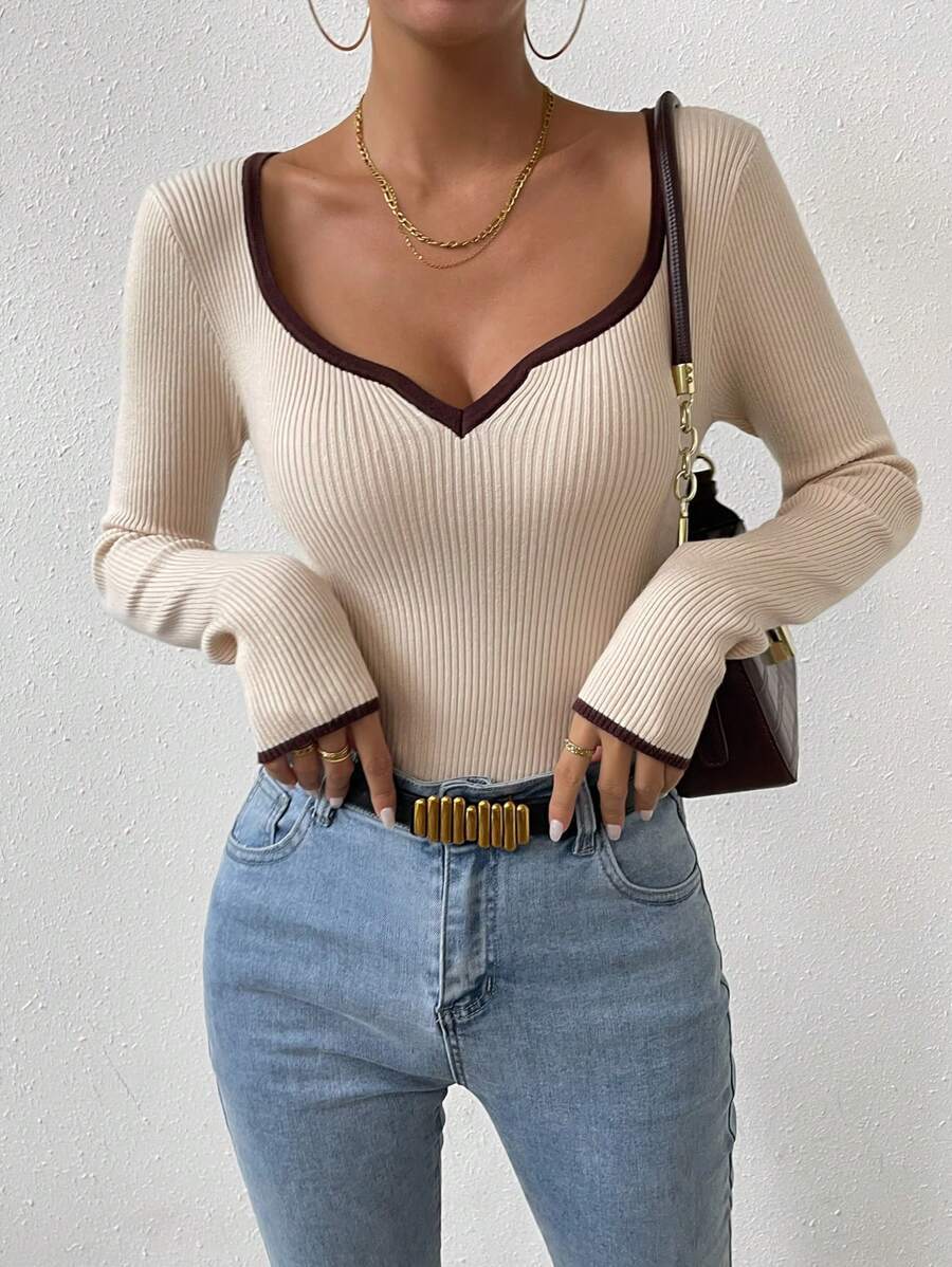 Annelie – Fitted Long Sleeve Top