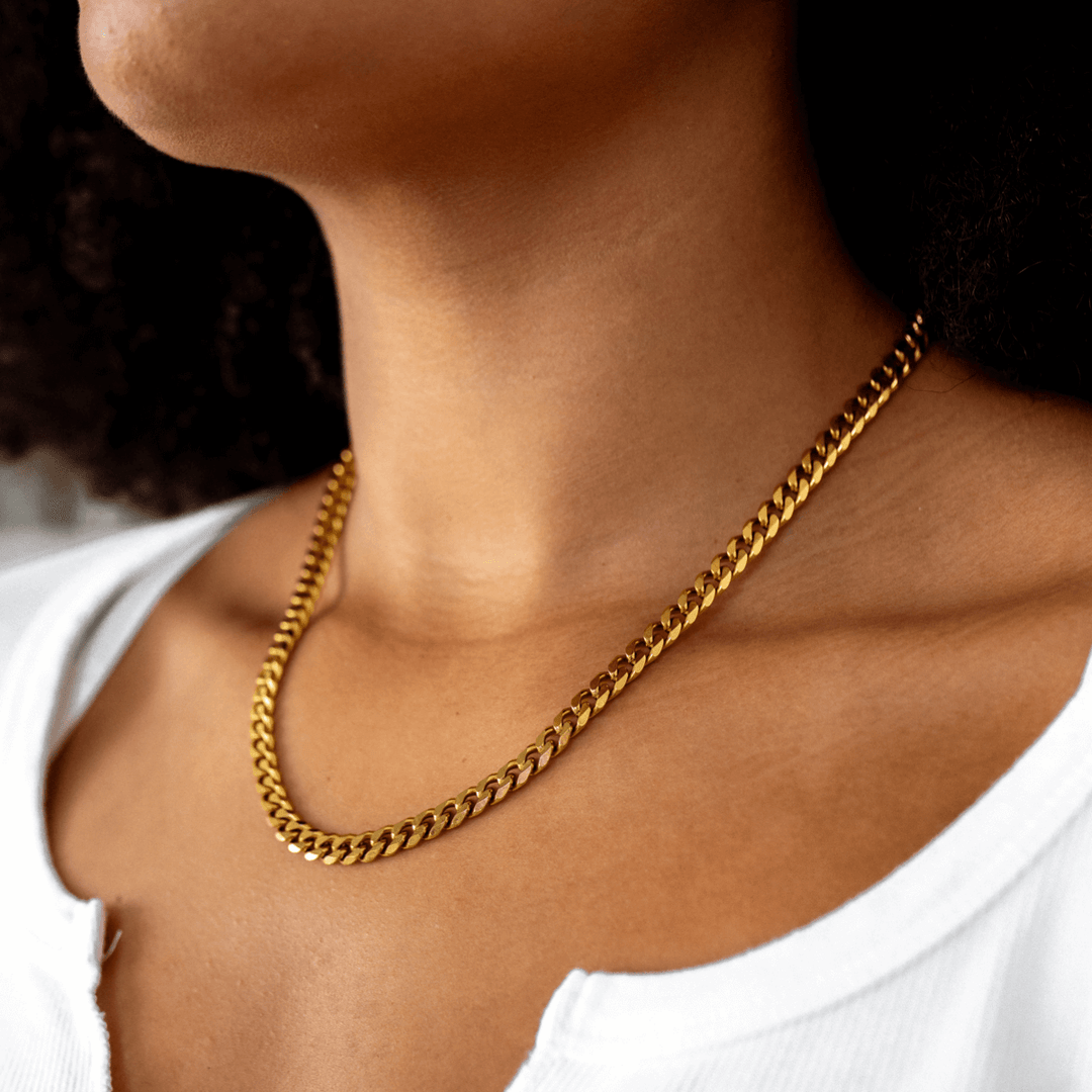 Gold Cuban Link Necklace