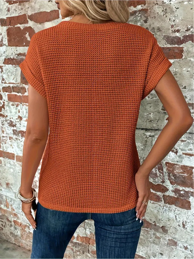 Roselind – Structured Short Sleeve Blouse