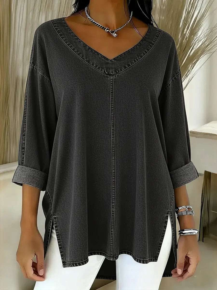 Jenelyn - Timeless Denim Shirt